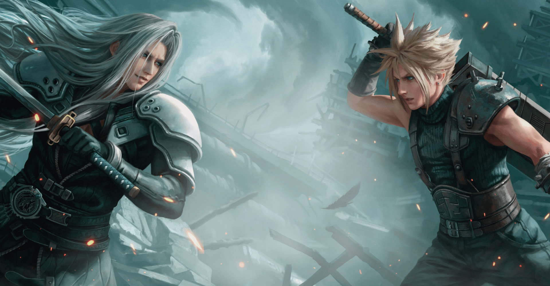 Key art for the Final Fantasy collaboration with Magic: The Gathering