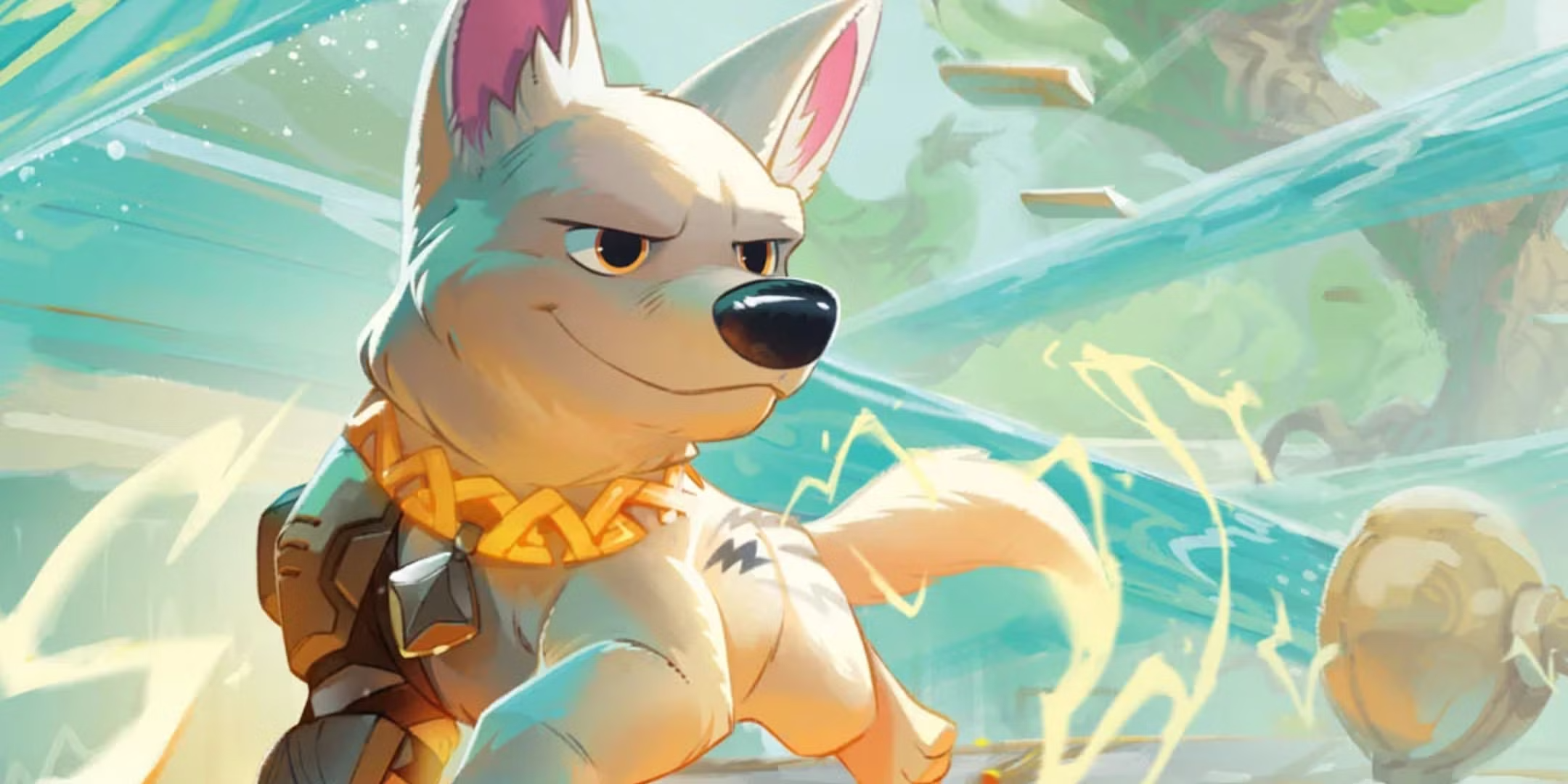 Key art for Disney Lorcana: Archazia's Island featuring Bolt